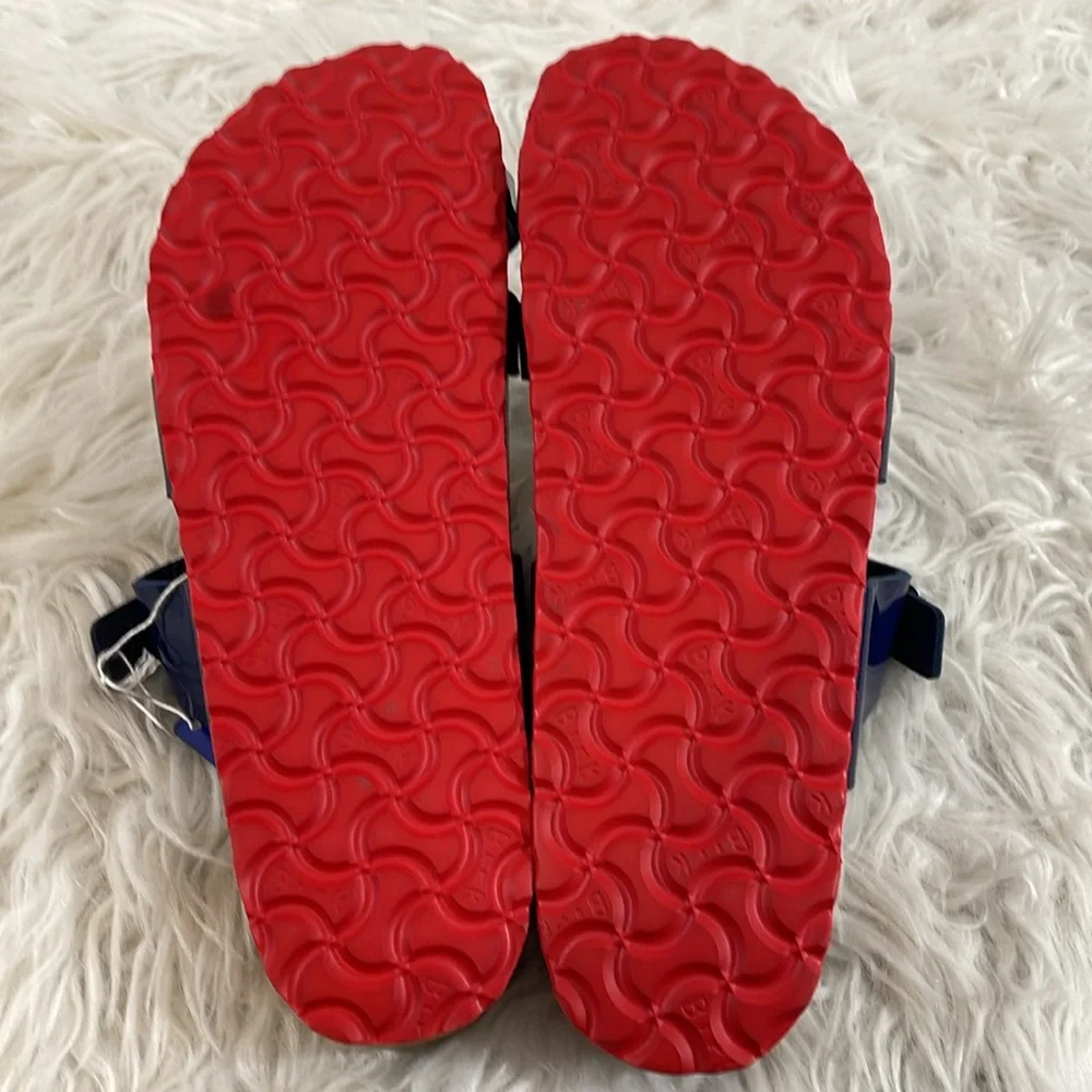 BIRKENSTOCK Ladies’ Mayari Dress Blue Patent Birko-flor Sandal Size 10 NEW - Picture 11 of 15